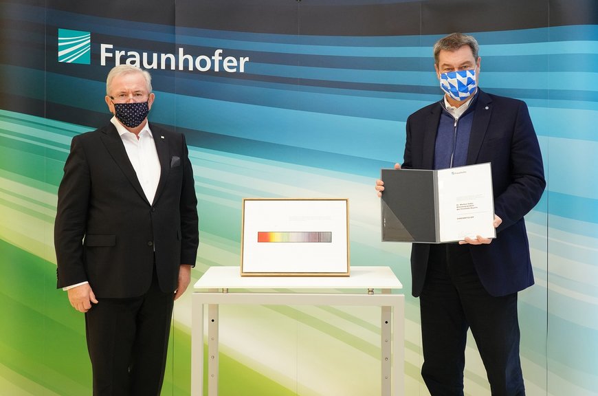 Der Bayerische Ministerpräsident Dr. Markus Söder ist Ehrenmitglied der Fraunhofer-Gesellschaft
